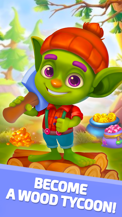 #6. Goblins Wood: Lumber Tycoon (Android) By: ProGamesLab