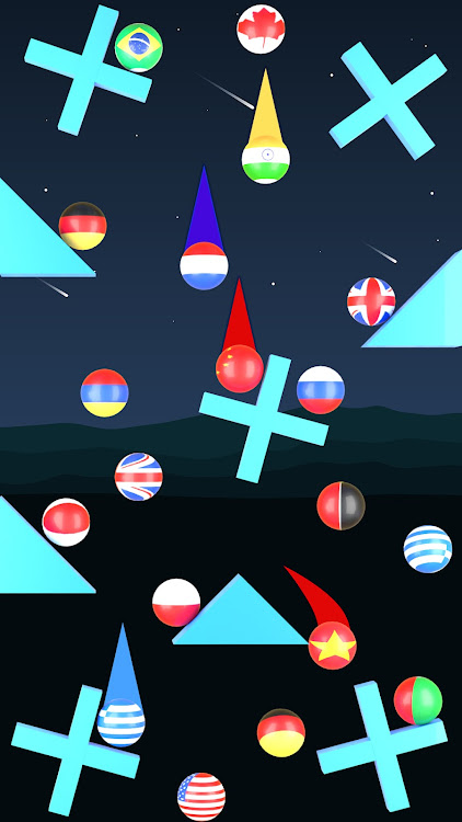 #2. World Marble Run Country Balls (Android) By: Dream to Rise