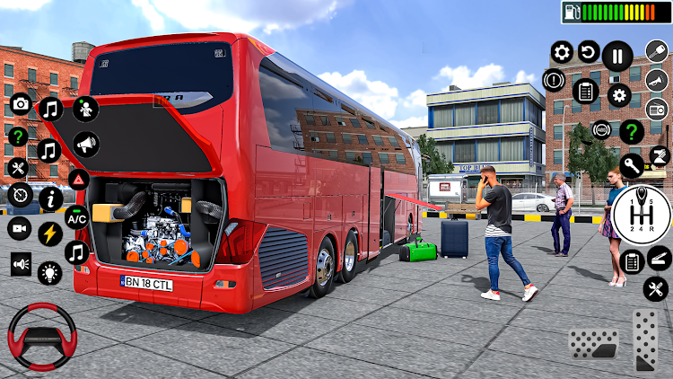 #3. Bus Driving Games : Bus Games (Android) By: Fun Drive Games