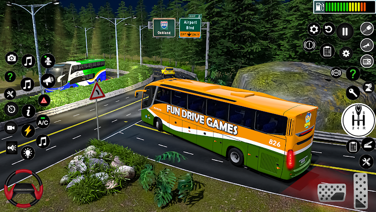 #5. Bus Driving Games : Bus Games (Android) By: Fun Drive Games