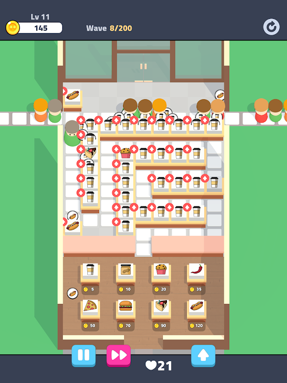 #10. Eatrunners (Android) By: Kiragan Games