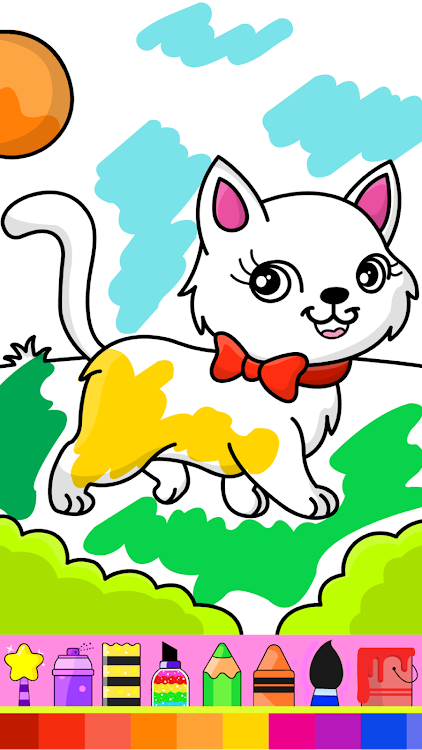 #2. Coloring Book Games for Kids (Android) By: GunjanApps Studios