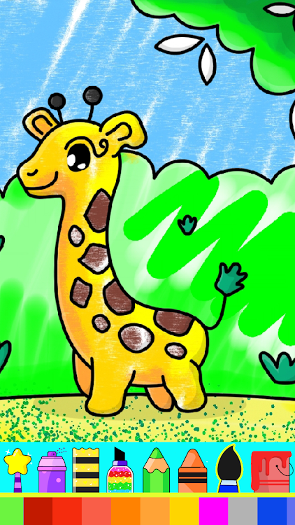 #3. Coloring Book Games for Kids (Android) By: GunjanApps Studios