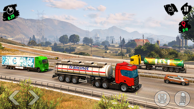 #4. Real Truck Drive Simulator 3D (Android) By: Gameboost Studio Inc.