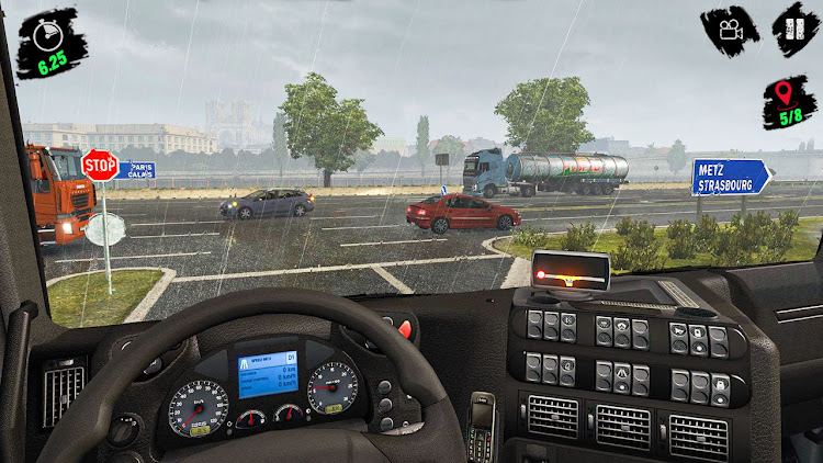 #5. Real Truck Drive Simulator 3D (Android) By: Gameboost Studio Inc.