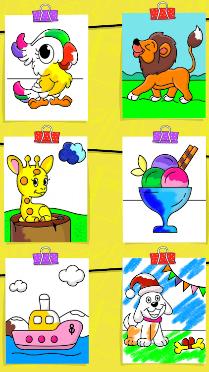 #8. Coloring Book Games for Kids (Android) By: GunjanApps Studios