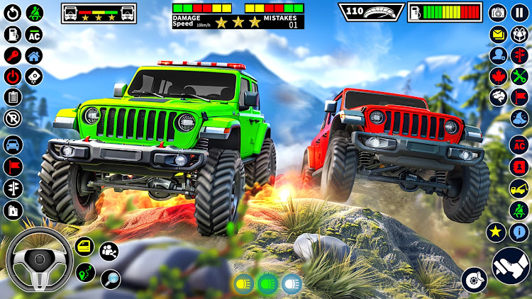 #2. Offroad Jeep Driving Adventure (Android) By: Awesome Games Studios