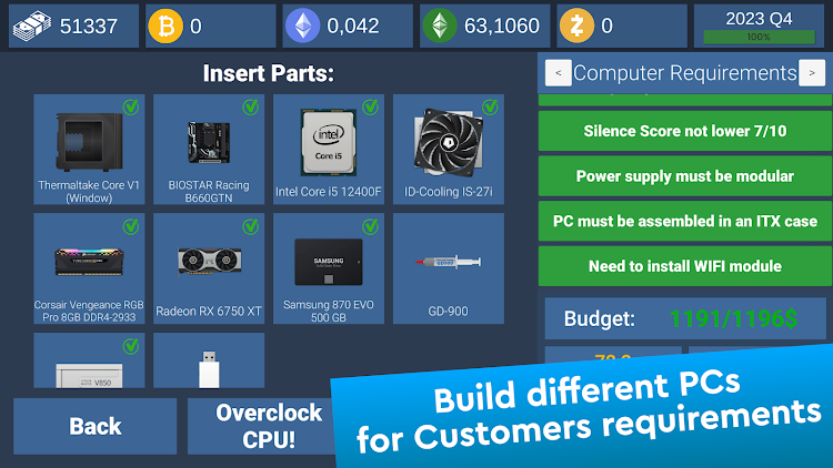 #3. PC Creator Simulator (Android) By: BarneyGames