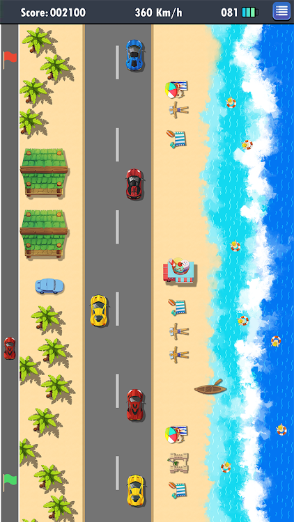 #3. Road Fighter Retro (Android) By: PerseusGames