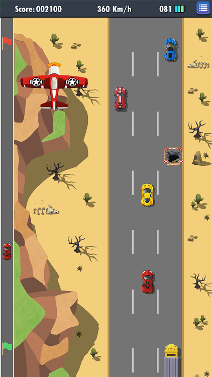 #4. Road Fighter Retro (Android) By: PerseusGames