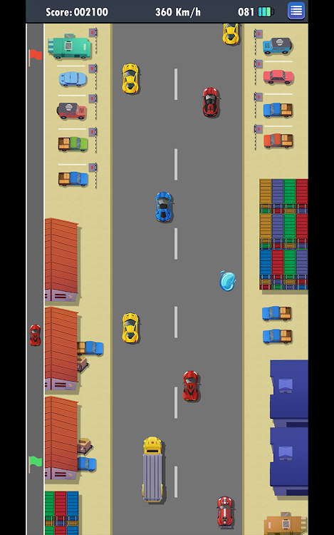 #10. Road Fighter Retro (Android) By: PerseusGames