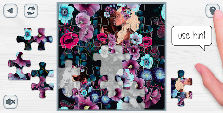 #3. Art puzzles for adults (Android) By: Girls Photo Editor