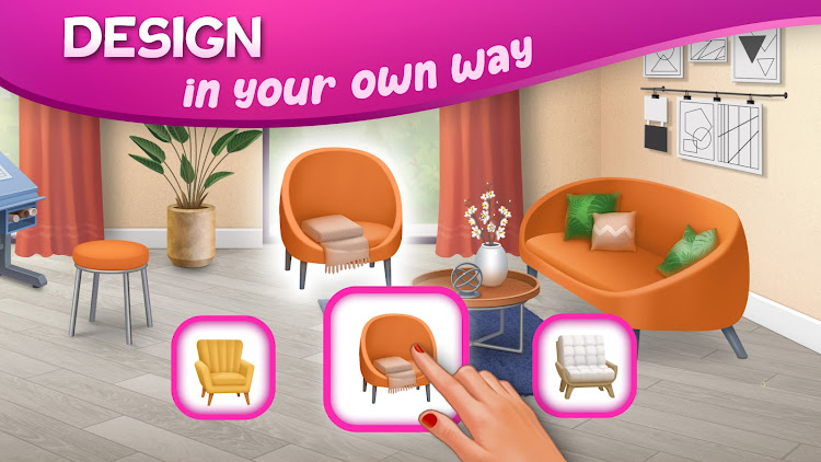 #3. DesignVille: Home Design Game (Android) By: TAPCLAP