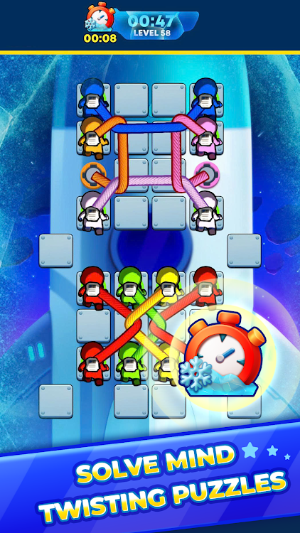 #3. Space Climber: Untangle Puzzle (Android) By: MG_Soft