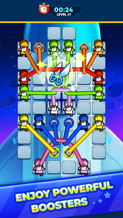 #4. Space Climber: Untangle Puzzle (Android) By: MG_Soft