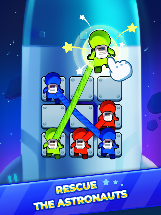 #5. Space Climber: Untangle Puzzle (Android) By: MG_Soft