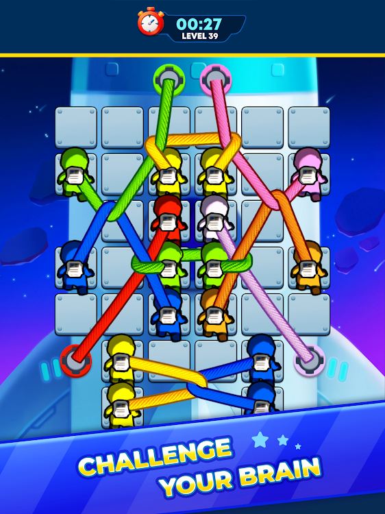 #6. Space Climber: Untangle Puzzle (Android) By: MG_Soft