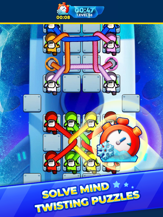 #7. Space Climber: Untangle Puzzle (Android) By: MG_Soft