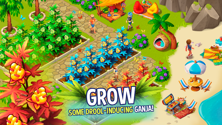 #2. Hemp Paradise: Weed Farm Games (Android) By: Redhood Games