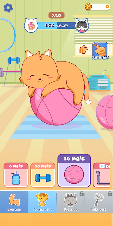 #2. Kitty Food Fighter: Cute Cat (Android) By: Mirai Games