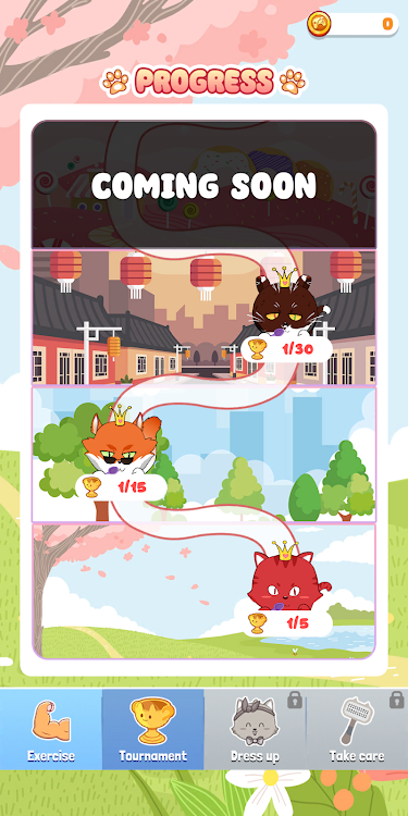 #5. Kitty Food Fighter: Cute Cat (Android) By: Mirai Games