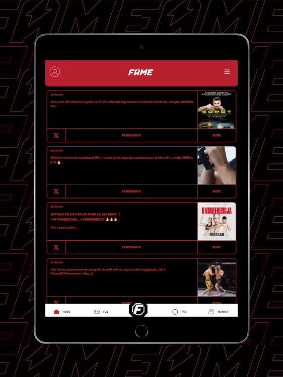 #8. FAME MMA APP (Android) By: GameDev Tube