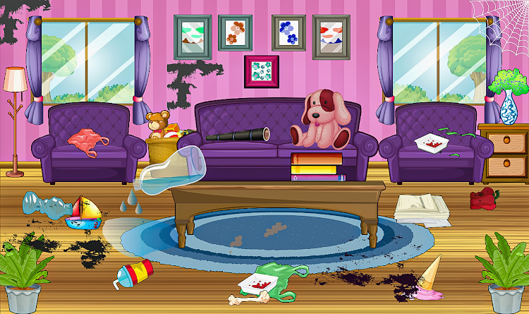 #4. My Girl Mansion Cleaning Games (Android) By: Jeego Gaming