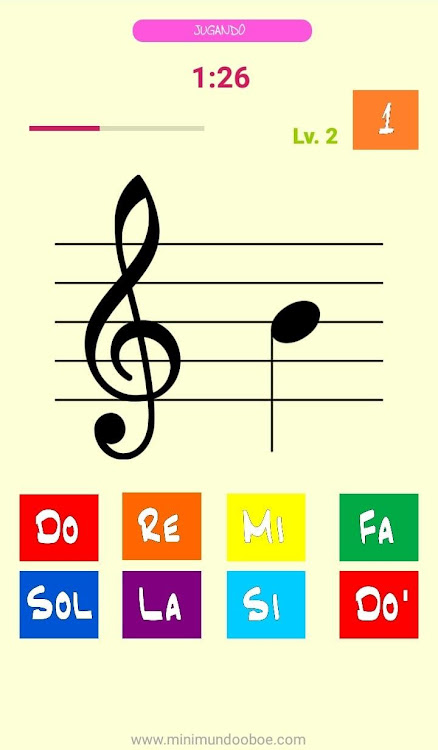 #4. Mis Primeras Notas Musicales (Android) By: Mini Mundo Oboe