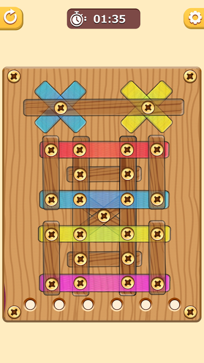 #5. Nutty Puzzles: Screw and Solve (Android) By: FirstFun Studio