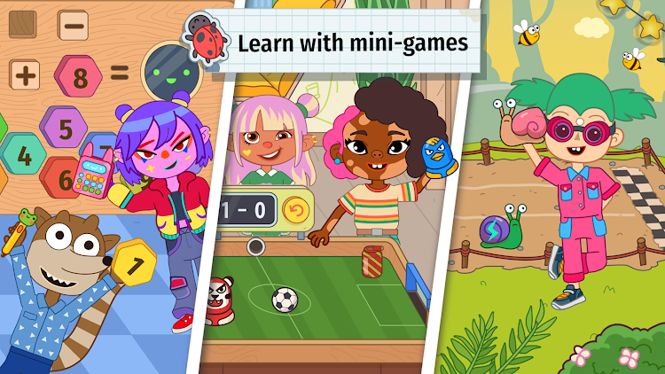 #6. Pepi School: Playful Learning (Android) By: Pepi Play