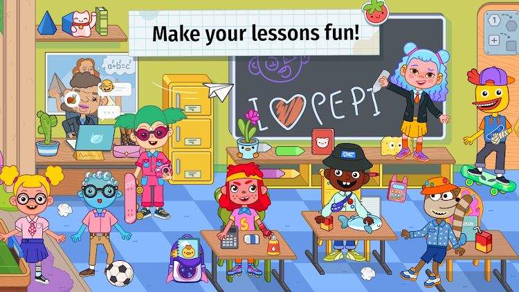 #9. Pepi School: Playful Learning (Android) By: Pepi Play