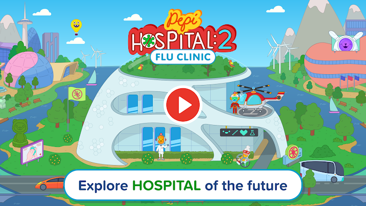 #2. Pepi Hospital 2: Flu Clinic (Android) By: Pepi Play