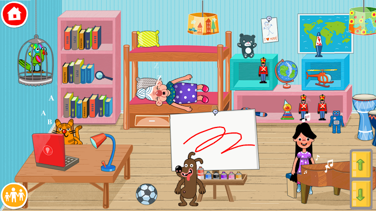 #4. Pepi House: Happy Family (Android) By: Pepi Play