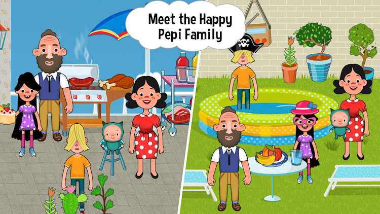 #5. Pepi House: Happy Family (Android) By: Pepi Play