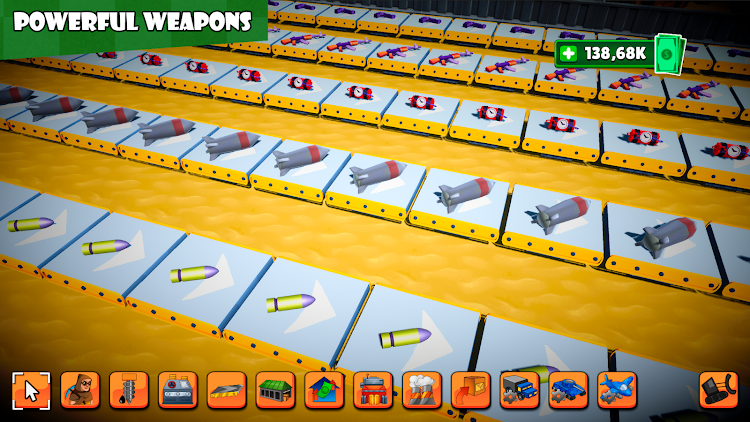 #3. Gunsmith: Factory World Tycoon (Android) By: Dev Hub Games