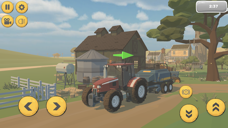 #2. Real Tractor Driving Simulator (Android) By: ANCAMA