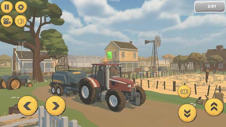 #7. Real Tractor Driving Simulator (Android) By: ANCAMA