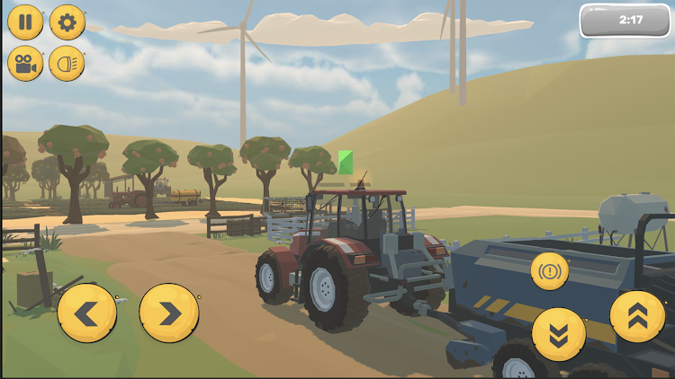 #9. Real Tractor Driving Simulator (Android) By: ANCAMA