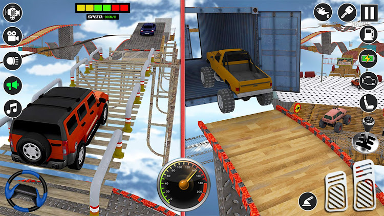 #5. Mega Ramp Car Stunt Games 3d (Android) By: Escape Games Studio