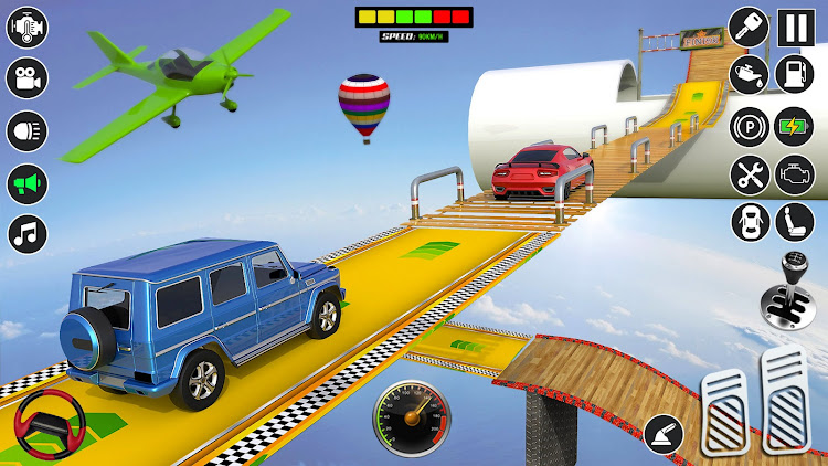 #6. Mega Ramp Car Stunt Games 3d (Android) By: Escape Games Studio