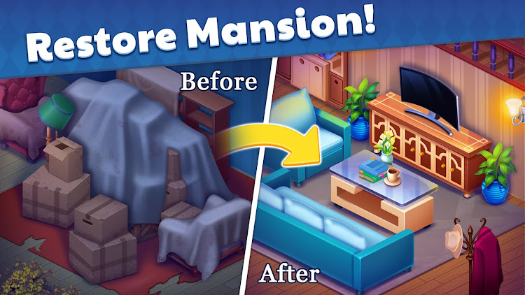 #6. Mansion Mystery : Match 3 Game (Android) By: GameAnnie