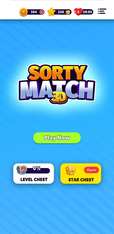 #6. Sorty Match 3D (Android) By: Random Logic Games, LLC