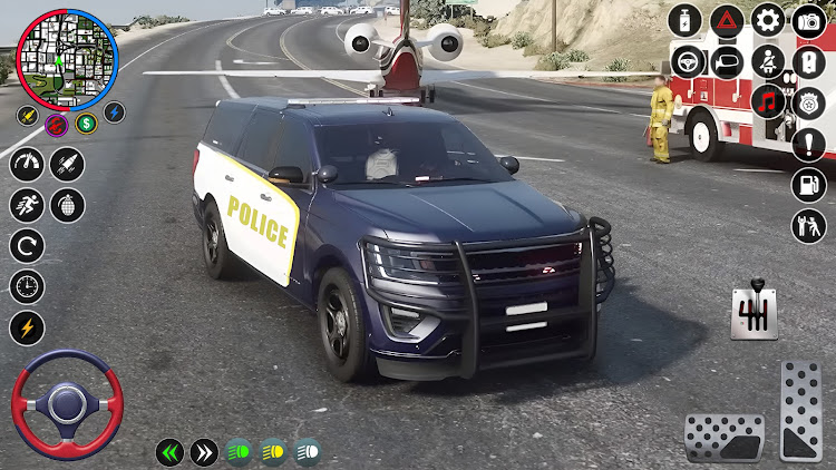 #3. Police Van Crime Sim Games (Android) By: Player Interactive