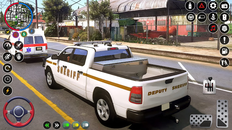 #4. Police Van Crime Sim Games (Android) By: Player Interactive