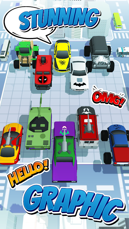 #4. Superhero Car Merge Battle (Android) By: ROBUST GAME STUDIO