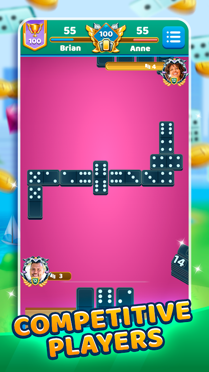 #4. Dominoes Battle: Domino Online (Android) By: Jogatina.com