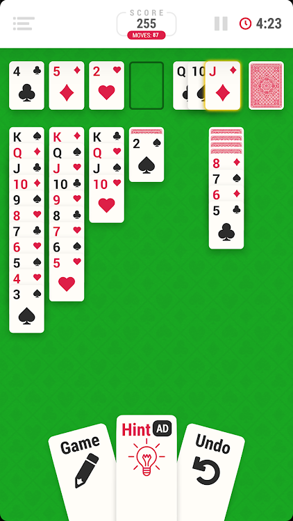 #3. Solitaire Infinite (Android) By: Random Logic Games, LLC