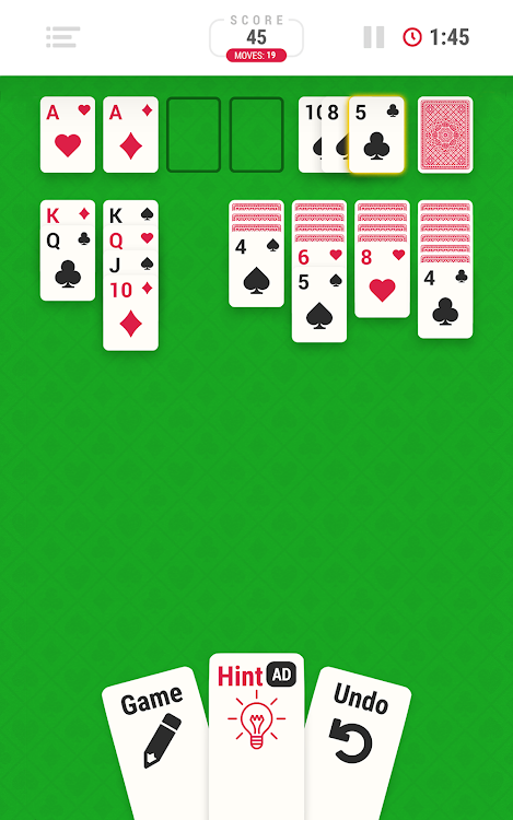 #7. Solitaire Infinite (Android) By: Random Logic Games, LLC