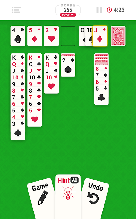 #8. Solitaire Infinite (Android) By: Random Logic Games, LLC