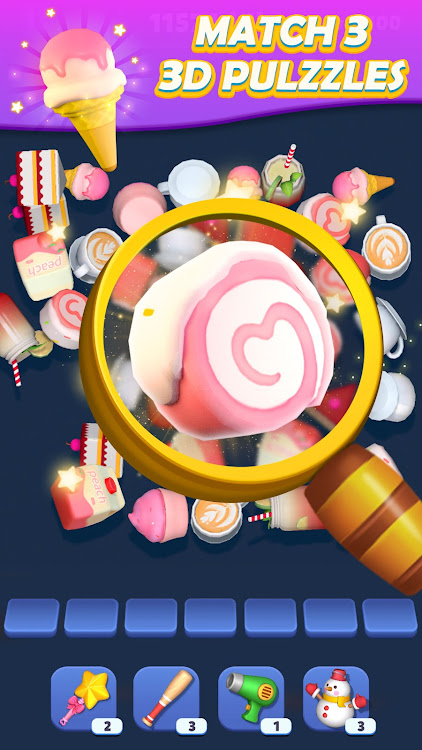 #3. Match Miracle: Triple 3D Game (Android) By: Ghost Studio Company